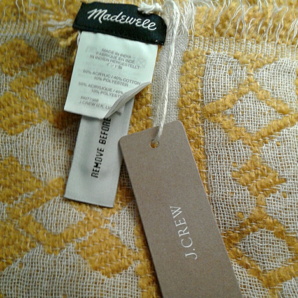 Madewell Geometric Jacquard Scarf - Picture 4 of 5
